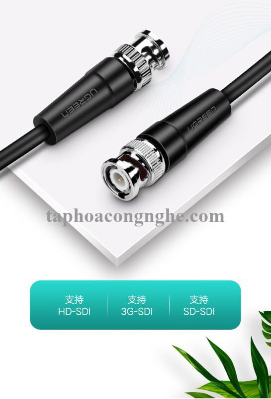 Ugreen 50926 3M màu Đen Cáp 2 đầu SDI cho máy quay + Camera cao cấp SP103 30050926